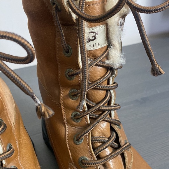 UGG Adirondack III Waterproof Leather
Winter Bootie Camel Size 7.5 - Picture 11 of 14